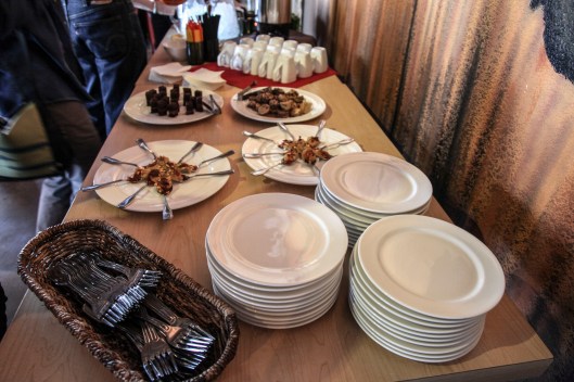 dessert table pig and pickle