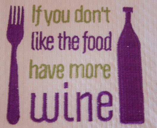dont like food drink wine