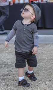 boy something caught his eye