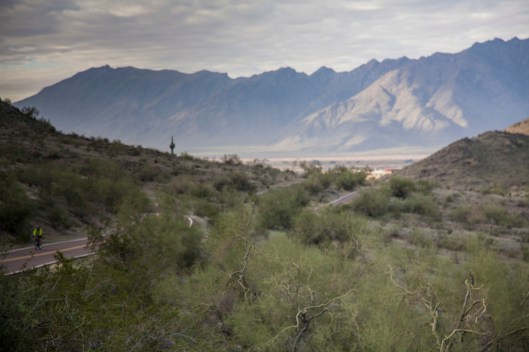 alta trail with biker