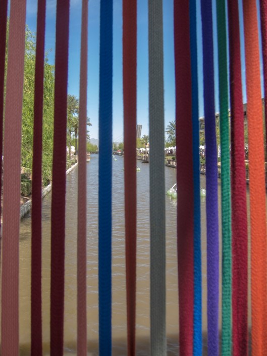 colorful ribbons canal