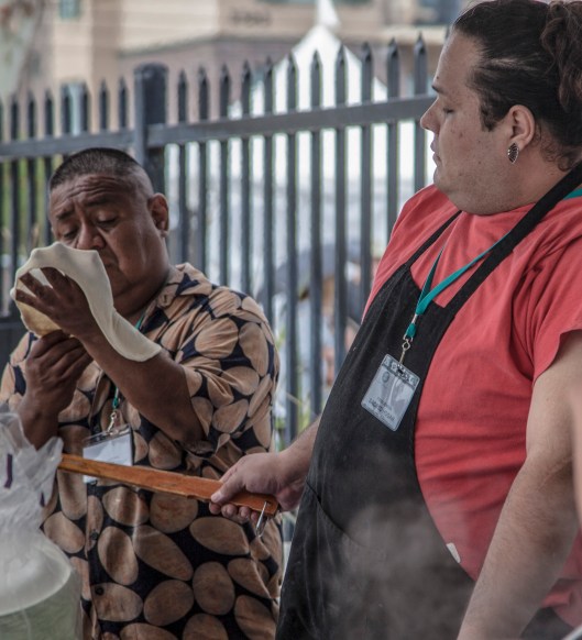 the making of fry bread