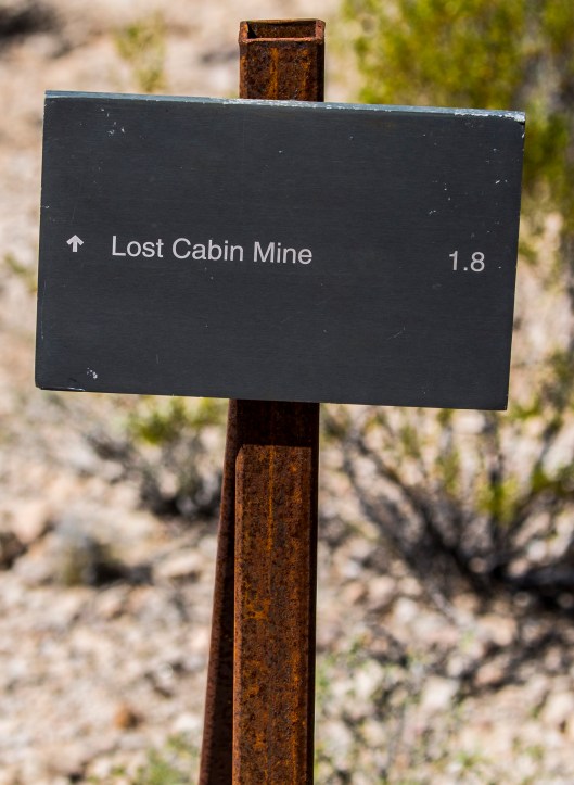 lost cabin mine signage