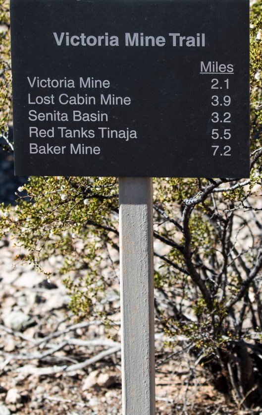 victoria mine trail signage